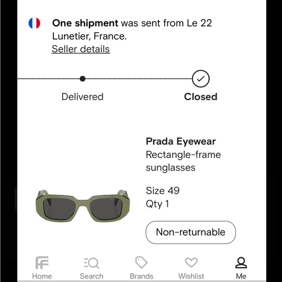 “Prada” - Rectangular Sunglasses - Picture 5 of 6